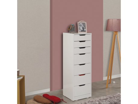 HANAH HOME Komoda Flow Shiny White