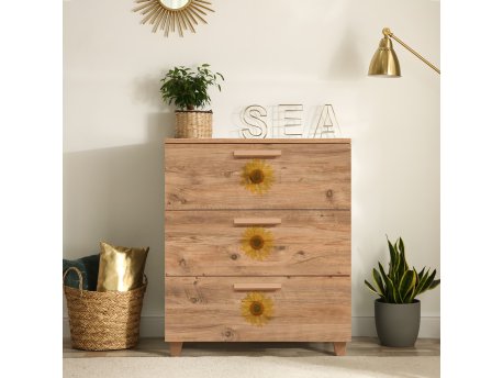 HANAH HOME Komoda Leva Gravis Seed