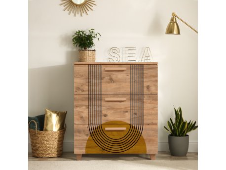 HANAH HOME Komoda Leva Gravis Sun
