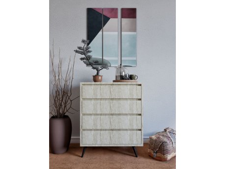 HANAH HOME Komoda Suvera Travertine