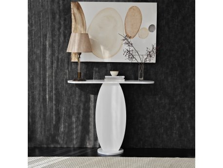 HANAH HOME Polica Ellittica White