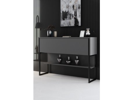HANAH HOME Komoda Luxe Black Anthracite