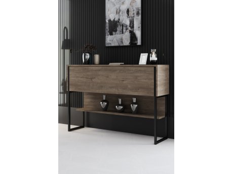 HANAH HOME Komoda Luxe Black Walnut