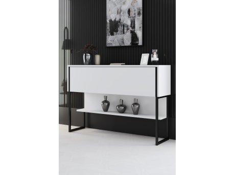 HANAH HOME Komoda Luxe Black White