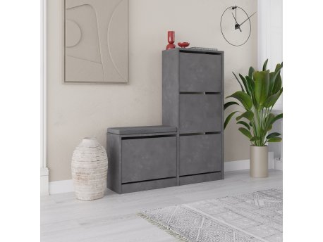 HANAH HOME Cipelarnik Dude Grey