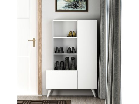 HANAH HOME Cipelarnik Agostina Shoes White
