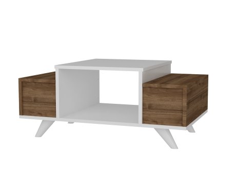 HANAH HOME Sto za dnevnu sobu Eriberto White Walnut