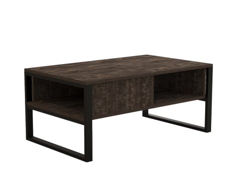 HANAH HOME Sto za dnevnu sobu Devon Orta Anthracite
