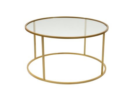HANAH HOME Sto za dnevnu sobu Berlin Gold