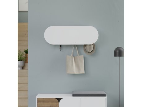 HANAH HOME Čiviluk Kroma Hanger White