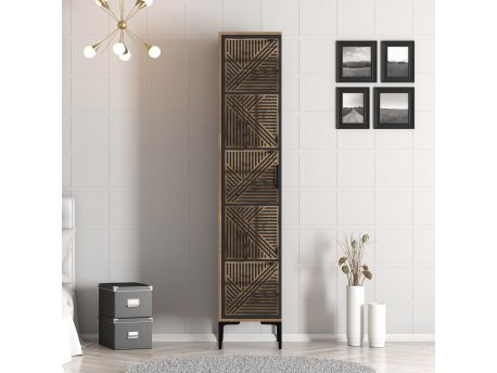HANAH HOME Ormar Kumsal P Walnut Anthracite