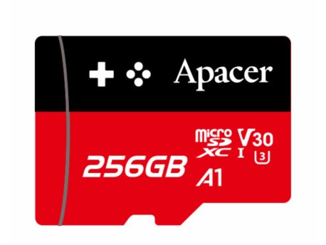 APACER Memorijska kartica microSDXC UHS-I U3 V30 A1 256GB AP256GMCSX10U7-RAGC