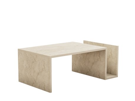 HANAH HOME Sto za dnevnu sobu Memo Travertine
