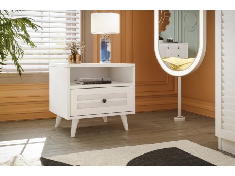 HANAH HOME Noćni stočić Nil 102 White