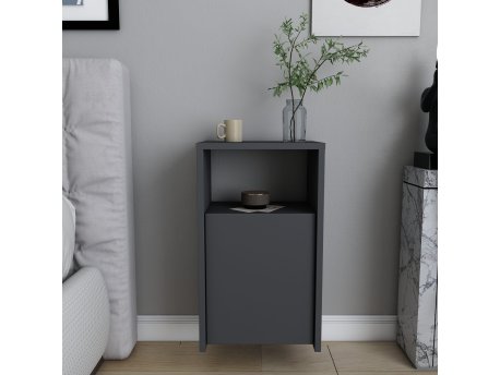 HANAH HOME Noćni stočić Carlin Anthracite