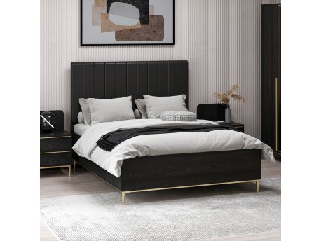 HANAH HOME Bračni krevet Elevate 160 x 200 Black