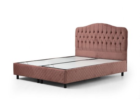 HANAH HOME Bračni krevet Vassi 150 x 200 Dusty Rose