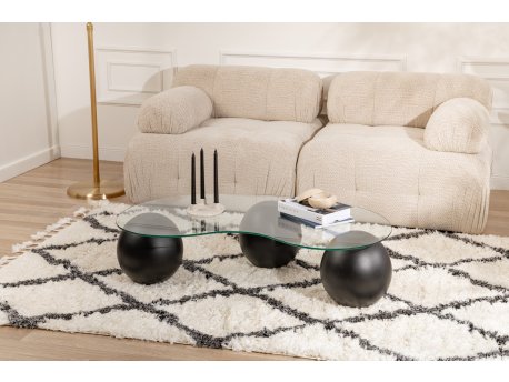 HANAH HOME Sto za dnevnu sobu Sphere Black