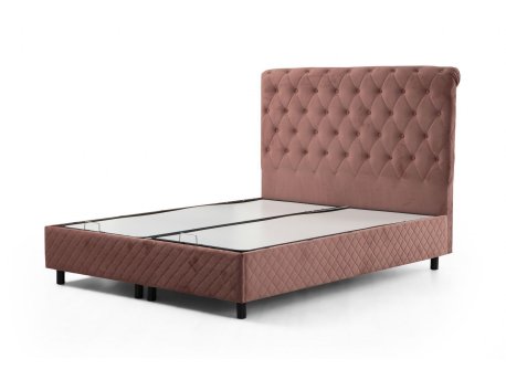 HANAH HOME Bračni krevet Sonata 140 x 200 Dusty Rose