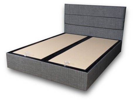 HANAH HOME Bračni krevet Silver Grey (150 x 200)