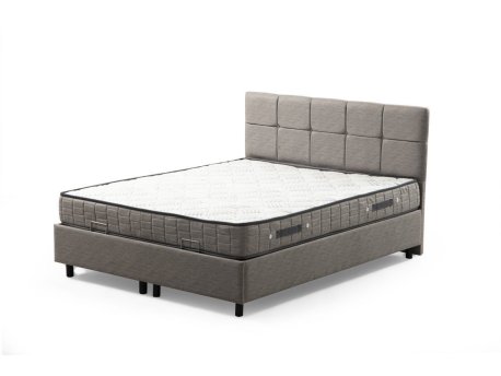 HANAH HOME Bračni krevet Vitalia 140 x 200 Light Grey