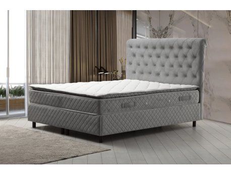 HANAH HOME Bračni krevet Sonata Set 160 x 200 v2 Grey