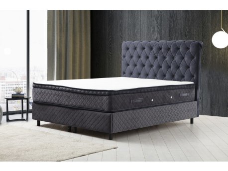 HANAH HOME Bračni krevet Sonata Set 140 x 200 Anthracite