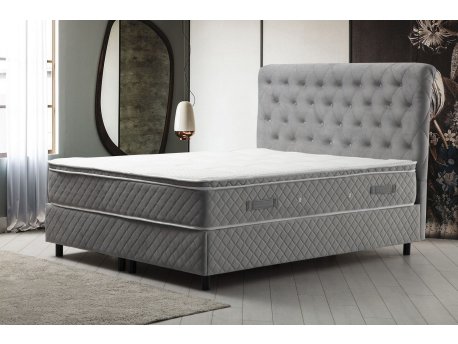 HANAH HOME Bračni krevet Sonata Set 140 x 200 Grey