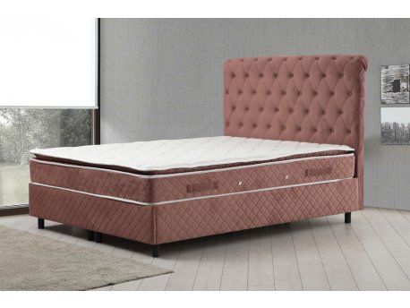 HANAH HOME Bračni krevet Sonata Set 140 x 200 v2 Dusty Rose