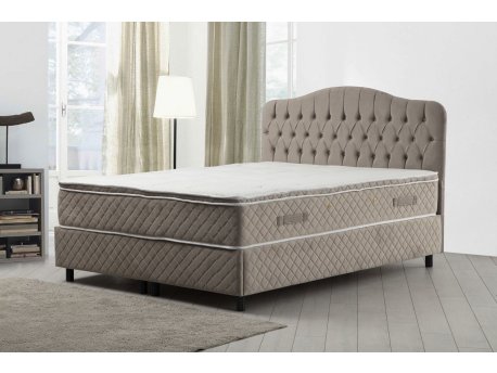 HANAH HOME Bračni krevet Vassi Set 160 x 200 Beige