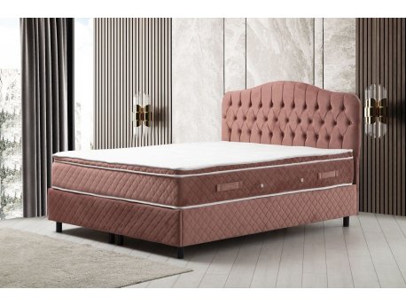 HANAH HOME Bračni krevet Vassi Set 150 x 200 v2 Dusty Rose