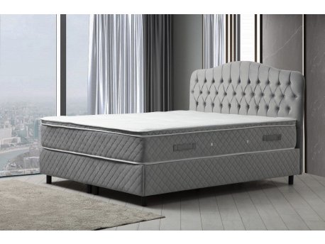 HANAH HOME Bračni krevet Vassi Set 140 x 200 Grey