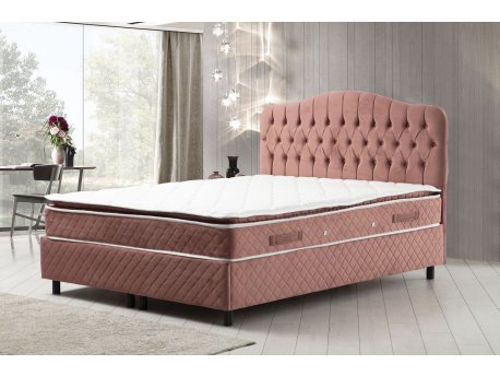 HANAH HOME Bračni krevet Vassi Set 160 x 200 v3 Dusty Rose