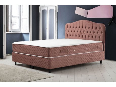 HANAH HOME Bračni krevet Vassi Set 150 x 200 Dusty Rose