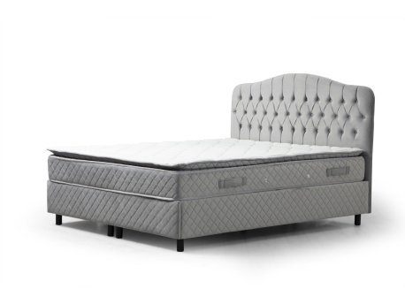 HANAH HOME Bračni krevet Vassi Set 150 x 200 v3 Grey