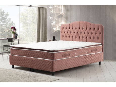 HANAH HOME Bračni krevet Vassi Set 140 x 200 v2 Dusty Rose
