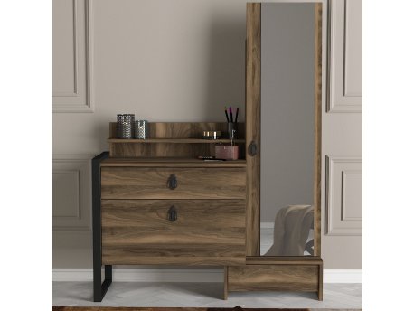 HANAH HOME Sto za šminkanje Lost Walnut