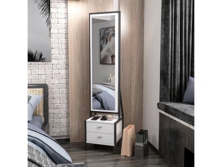 HANAH HOME Sto za šminkanje Elegante White