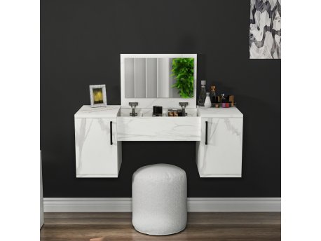 HANAH HOME Sto za šminkanje Mercan Calacatta Marble