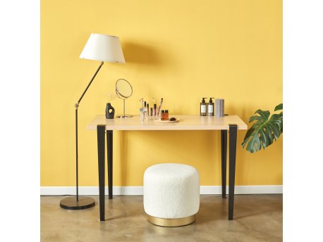 HANAH HOME Sto za šminkanje Elaea WoodenBlack