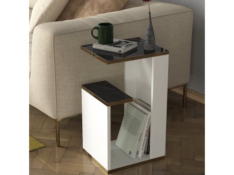 HANAH HOME Pomoćni stočić Ravenna White