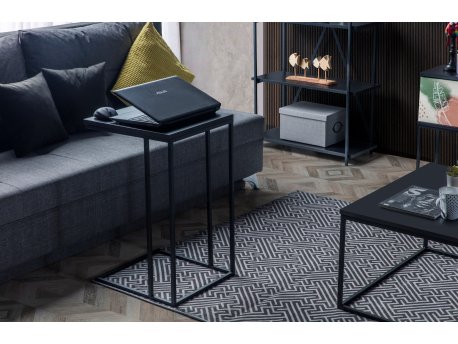 HANAH HOME Pomoćni stočić Black
