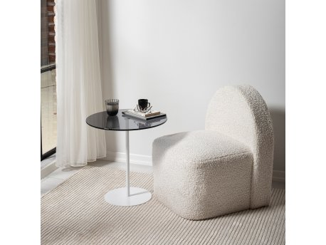 HANAH HOME Pomoćni stočić Chill Out White Dark Grey