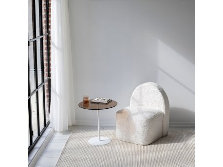 HANAH HOME Pomoćni stočić Chill Out White Bronze