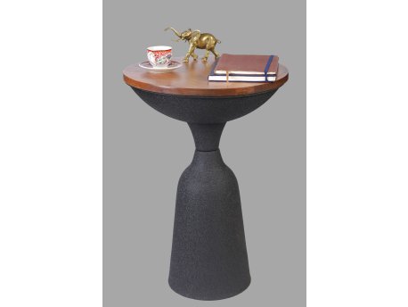 HANAH HOME Pomoćni stočić Netha 1052 Walnut Black