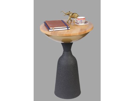 HANAH HOME Pomoćni stočić Netha 1052 Antiquation Black