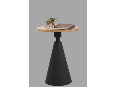 HANAH HOME Pomoćni stočić Kule Black Natural