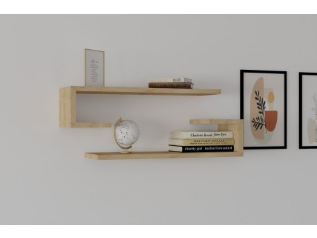 HANAH HOME Zidna polica Eldo Sapphire Oak