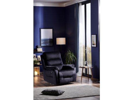 HANAH HOME Fotelja Trone TV Black