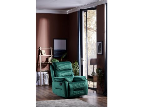 HANAH HOME Fotelja Trone TV Emerald